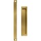 Ekena Millwork 16" Pull Handle & 12" Flush Pull for 2 1/4" Doors, Jacob's Gold GB6001PP51612G - alternate 1